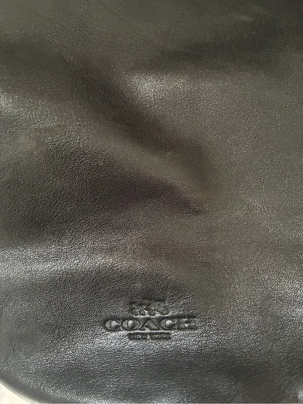 Coach smooth black